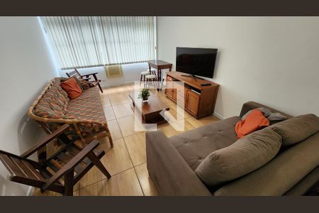 Sala de apartamento para alugar com 2 quartos, 92m² em Aparecida, Santos
