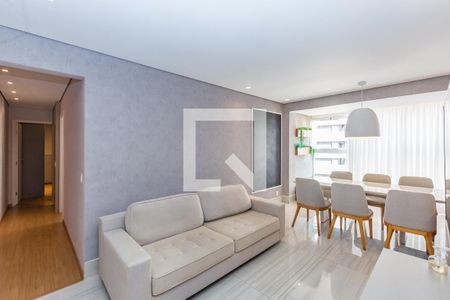 Sala de apartamento à venda com 2 quartos, 70m² em Vila da Serra, Nova Lima