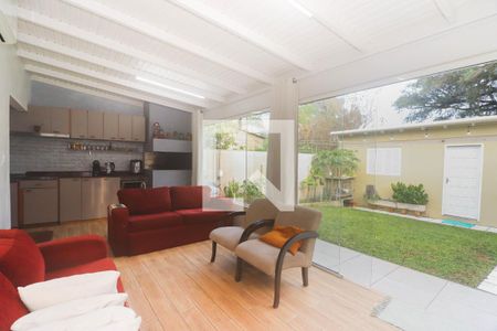 Sala de Estar de casa à venda com 2 quartos, 280m² em Jardim Europa, Porto Alegre
