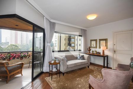Sala de apartamento para alugar com 3 quartos, 137m² em Vila Andrade, São Paulo