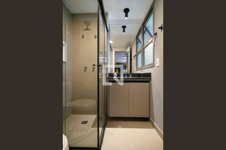 Apartamento para alugar com 25m², 1 quarto e sem vagaBanheiro