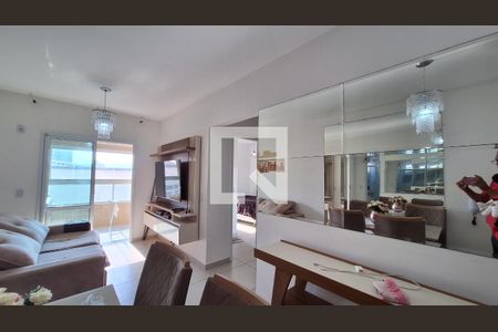 Sala de apartamento para alugar com 2 quartos, 80m² em Ocian, Praia Grande