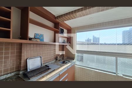 Varanda da Sala de apartamento para alugar com 2 quartos, 80m² em Ocian, Praia Grande