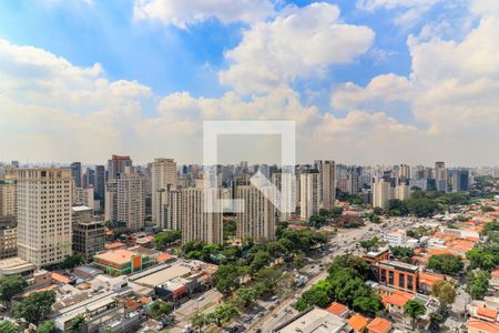 Vista da Varanda da Sala de apartamento para alugar com 2 quartos, 100m² em Brooklin Paulista, São Paulo