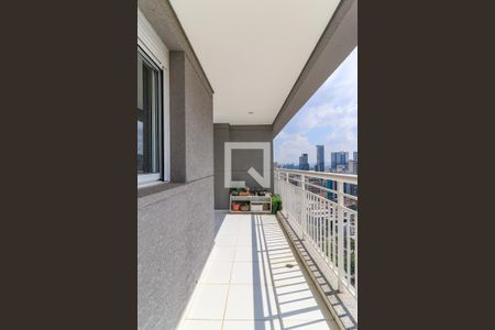 Varanda da Sala de apartamento à venda com 2 quartos, 100m² em Brooklin Paulista, São Paulo