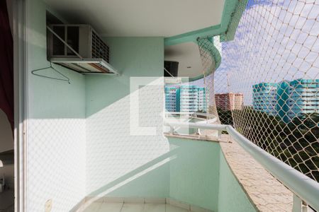 Varanda da Sala de apartamento para alugar com 2 quartos, 77m² em Jacarepaguá, Rio de Janeiro