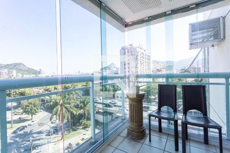Varanda da Sala de apartamento à venda com 2 quartos, 173m² em Humaitá, Rio de Janeiro