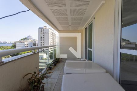 Varanda de apartamento para alugar com 2 quartos, 171m² em Humaitá, Rio de Janeiro