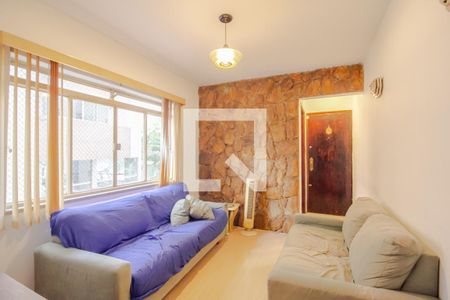 Sala de apartamento para alugar com 1 quarto, 50m² em Santa Cecília, São Paulo