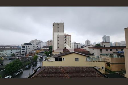 Vista da Sala de apartamento para alugar com 3 quartos, 122m² em Embaré, Santos