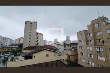 Vista da Sala de apartamento para alugar com 3 quartos, 122m² em Embaré, Santos