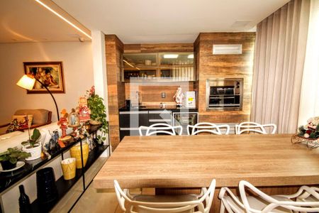 Varanda gourmet de apartamento à venda com 4 quartos, 128m² em Buritis, Belo Horizonte