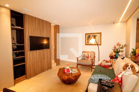 sala de apartamento à venda com 4 quartos, 128m² em Buritis, Belo Horizonte