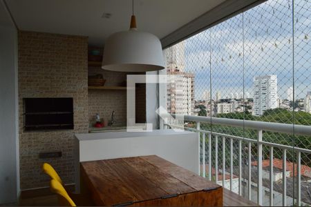 Varanda da Sala de apartamento à venda com 3 quartos, 129m² em Jardim da Glória, São Paulo