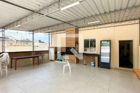 Área comum - Churrasqueira de kitnet/studio para alugar com 1 quarto, 32m² em Leme, Rio de Janeiro