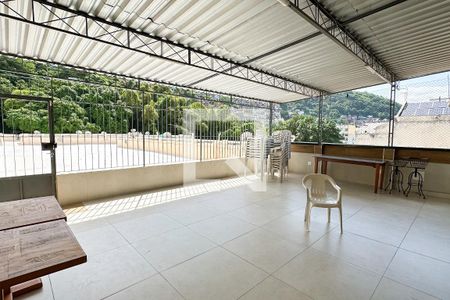 Área comum - Churrasqueira de kitnet/studio para alugar com 1 quarto, 32m² em Leme, Rio de Janeiro
