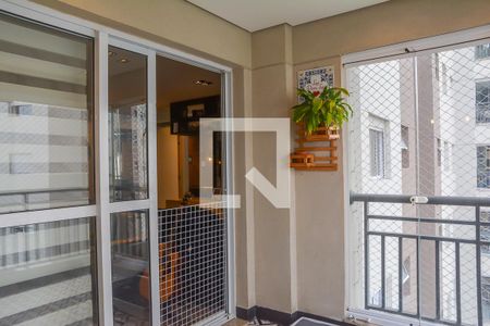 Varanda gourmet de apartamento à venda com 2 quartos, 93m² em Baeta Neves, São Bernardo do Campo