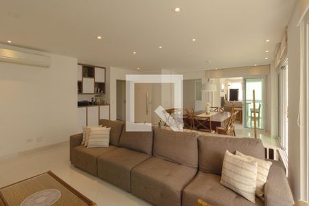 Sala de apartamento para alugar com 4 quartos, 176m² em Vila Maia, Guarujá