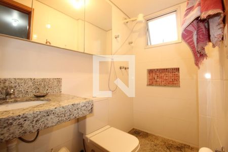 Banheiro  de apartamento à venda com 2 quartos, 66m² em Carmo, Belo Horizonte