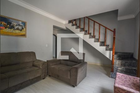sala 1 de casa à venda com 4 quartos, 240m² em Parque Oratorio, Santo André