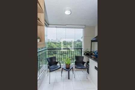 Varanda da sala de apartamento para alugar com 2 quartos, 81m² em Vila Amélia, São Paulo
