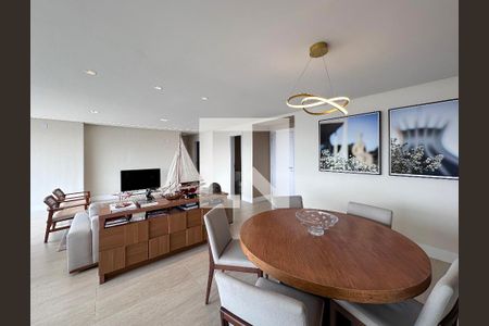 Sala de apartamento à venda com 3 quartos, 142m² em Brooklin Novo, São Paulo