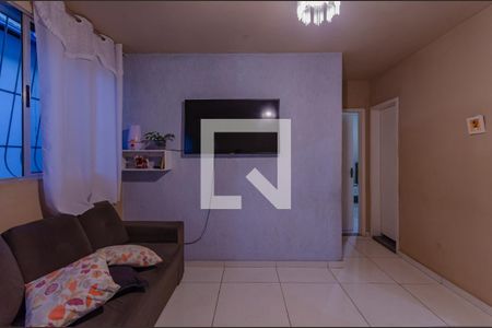 Sala de apartamento à venda com 2 quartos, 55m² em Vila Jardim Leblon, Belo Horizonte