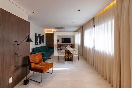 Apartamento para alugar com 40m², 2 quartos e sem vagaÁrea comum - Salão de festas