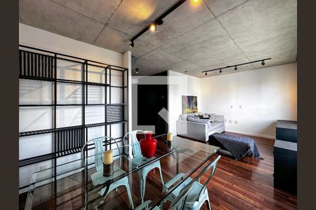 Sala de apartamento para alugar com 1 quarto, 90m² em Cidade Monções, São Paulo