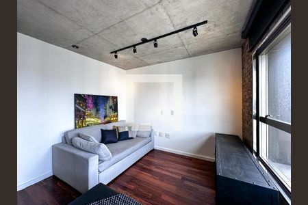 Sala de apartamento para alugar com 1 quarto, 90m² em Cidade Monções, São Paulo