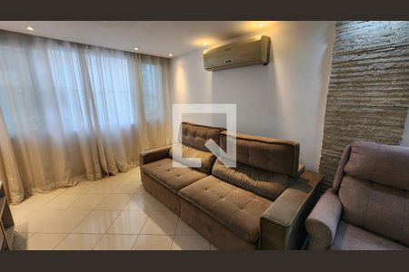 Detalhe Sala de apartamento para alugar com 2 quartos, 79m² em Boqueirão, Santos