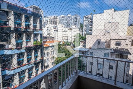 Varanda da Sala - Vista de apartamento à venda com 2 quartos, 88m² em Flamengo, Rio de Janeiro