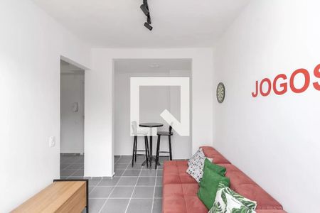 Apartamento para alugar com 34m², 2 quartos e sem vagaÁrea comum - Sala de jogos