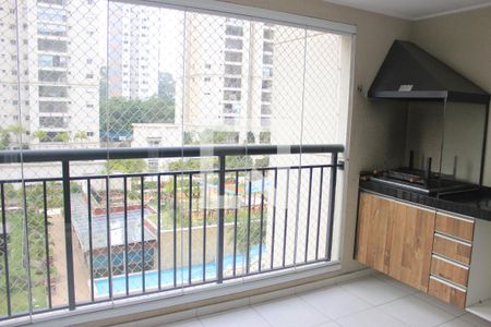 Varanda Gourmet da Sala de apartamento à venda com 3 quartos, 106m² em Jardim Flor da Montanha, Guarulhos