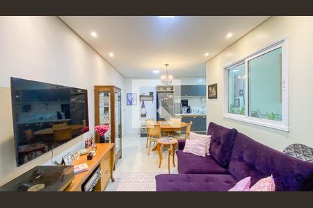 Sala - Sala de Jantar  de apartamento à venda com 2 quartos, 44m² em Vila Scarpelli, Santo André