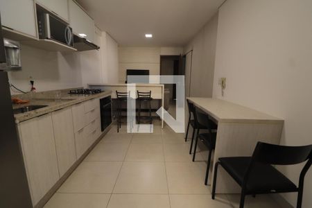 Cozinha de kitnet/studio para alugar com 1 quarto, 46m² em Jardim Goiás, Goiânia