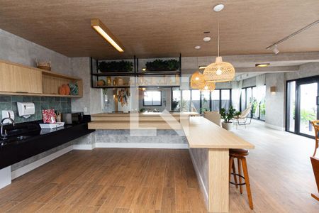 Studio à venda com 25m², 1 quarto e sem vagaÁrea gourmet