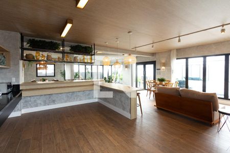Studio à venda com 25m², 1 quarto e sem vagaÁrea gourmet