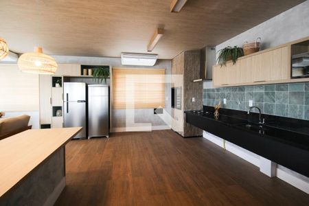 Studio à venda com 25m², 1 quarto e sem vagaÁrea gourmet