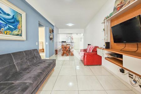 Sala de apartamento para alugar com 2 quartos, 89m² em Jardim Astúrias, Guarujá
