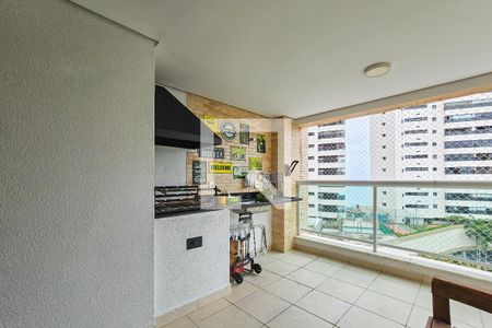 Varanda  de apartamento para alugar com 2 quartos, 89m² em Jardim Astúrias, Guarujá