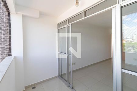 Varanda da sala  de apartamento à venda com 3 quartos, 92m² em Paquetá, Belo Horizonte