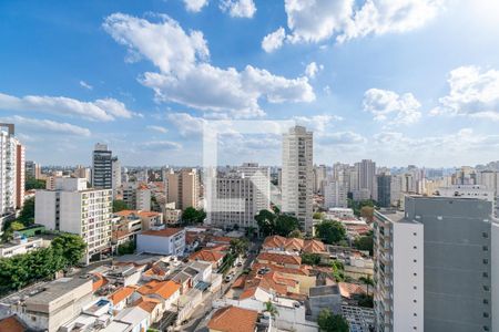 Vista da Varanda de apartamento à venda com 1 quarto, 38m² em Vila Clementino, São Paulo