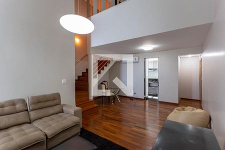Sala de apartamento para alugar com 1 quarto, 76m² em Belvedere, Belo Horizonte