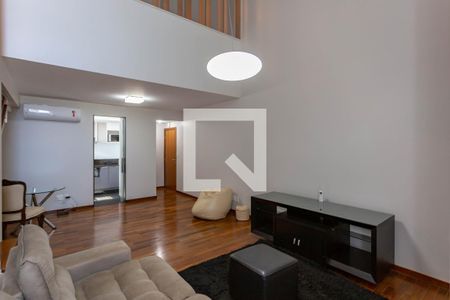 Sala de apartamento para alugar com 1 quarto, 76m² em Belvedere, Belo Horizonte