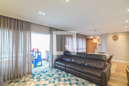 Sala  de apartamento à venda com 3 quartos, 205m² em Vila Gilda, Santo André