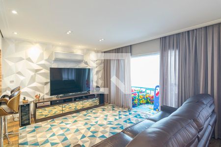 Sala  de apartamento à venda com 3 quartos, 205m² em Vila Gilda, Santo André