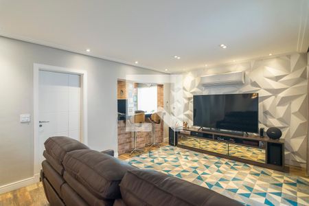 Sala  de apartamento à venda com 3 quartos, 205m² em Vila Gilda, Santo André