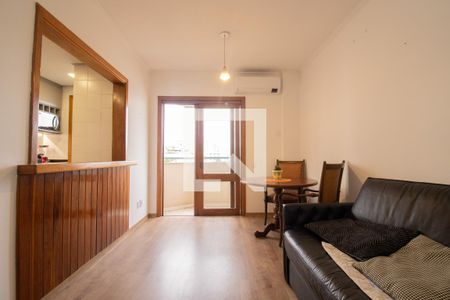 Sala de apartamento à venda com 1 quarto, 52m² em Independência, Porto Alegre