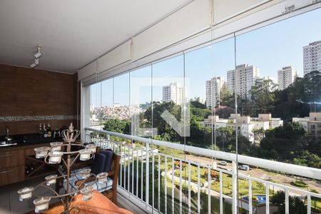 Varanda de apartamento à venda com 3 quartos, 123m² em Chacara Nossa Senhora do Bom Conselho, São Paulo